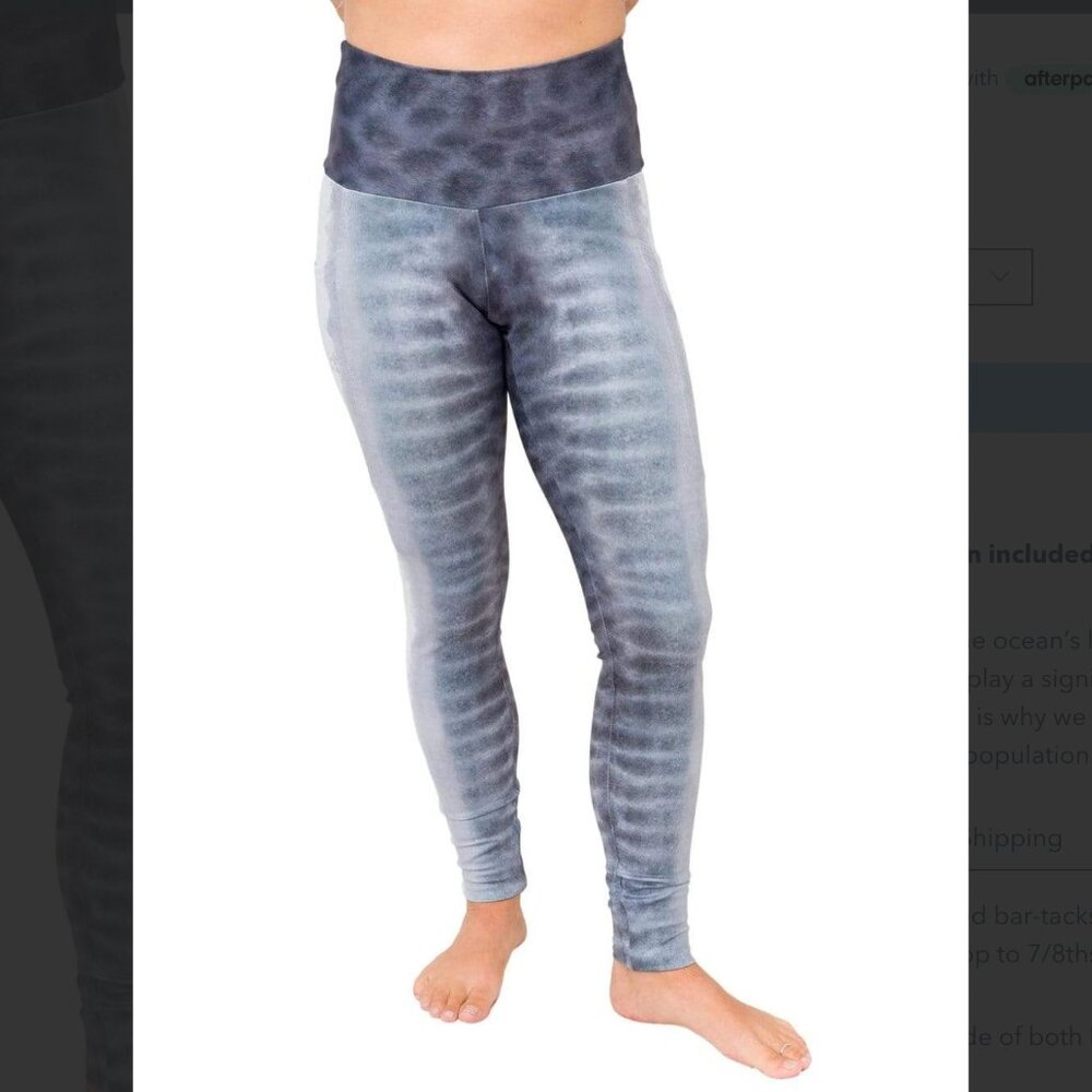 Waterlust Tiger Shark Trailblazer Leggings - Large